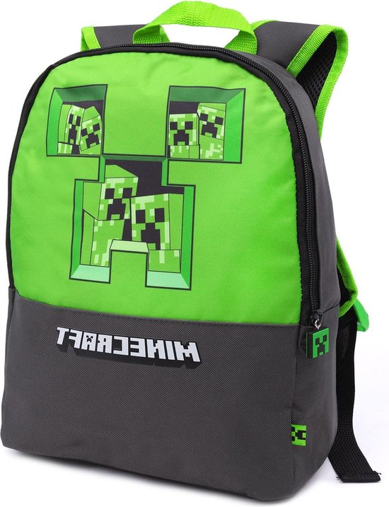 Rugzak Creeper TNT - 5 Stuk Set - Lunchbox Etui - Een Maat