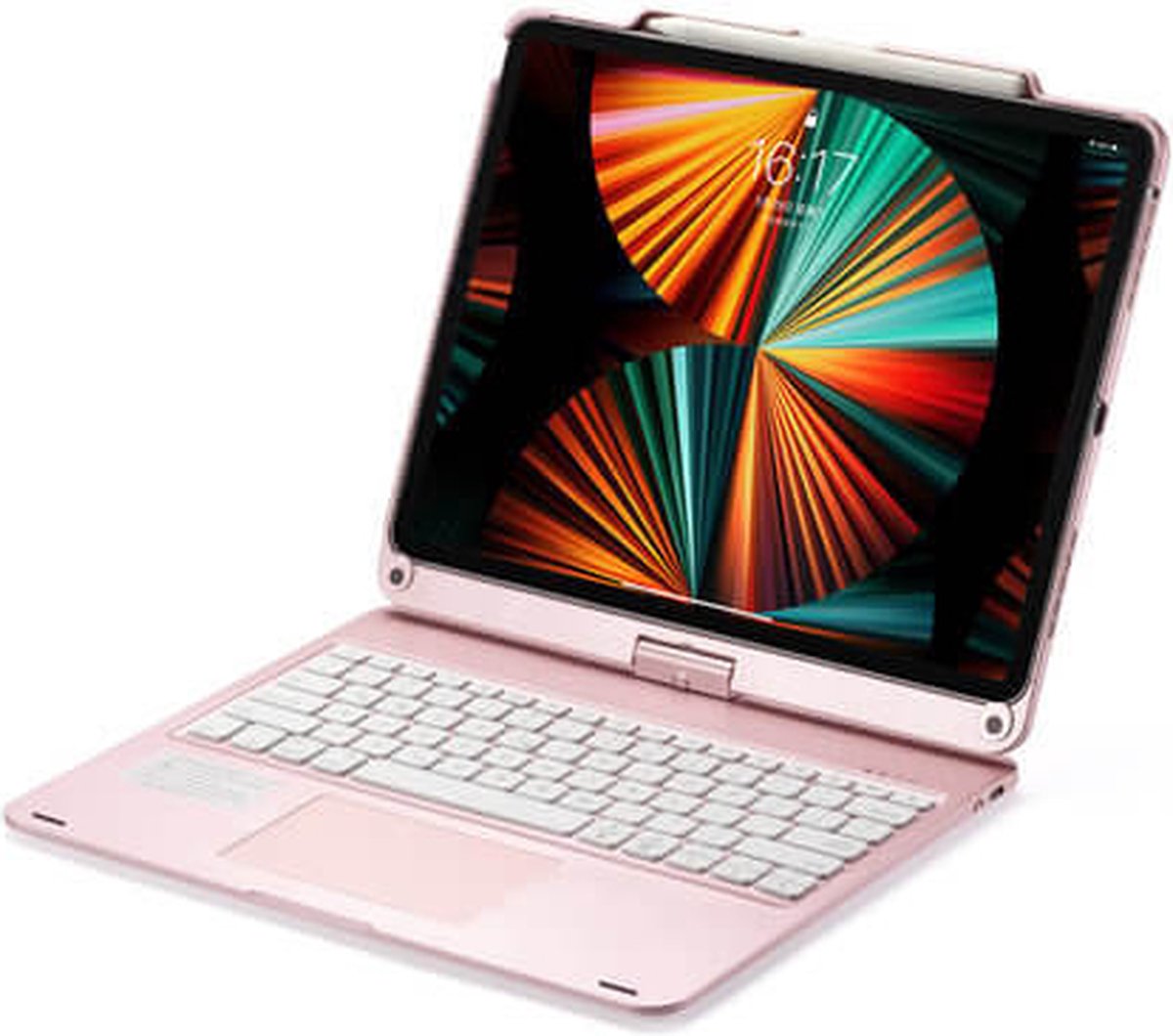 Étui Pour Ipad 10E Génération Avec Clavier (2022), Pavé Tactile Rétroéclairé Sans Fil, Bluetooth