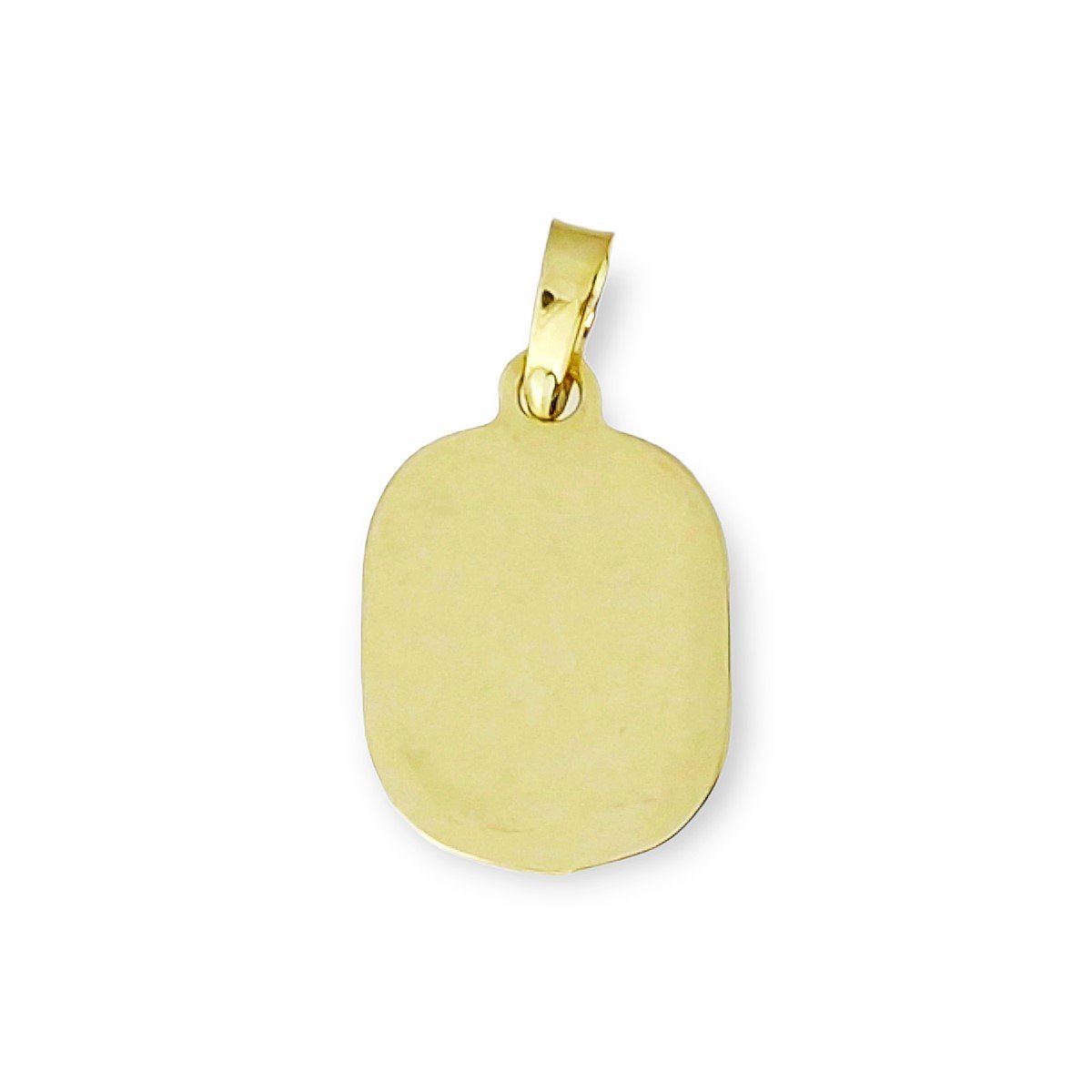 Gouden Graveerplaat Rechthoek 13 mm 10 mm 14 karaats