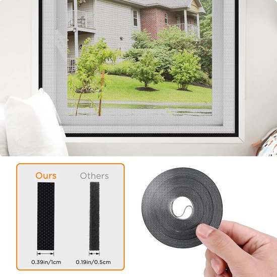 GAUDER Fly Screen (130 X 150 Cm) | Fly Screen Door Mesh | Fly Screens - View #3
