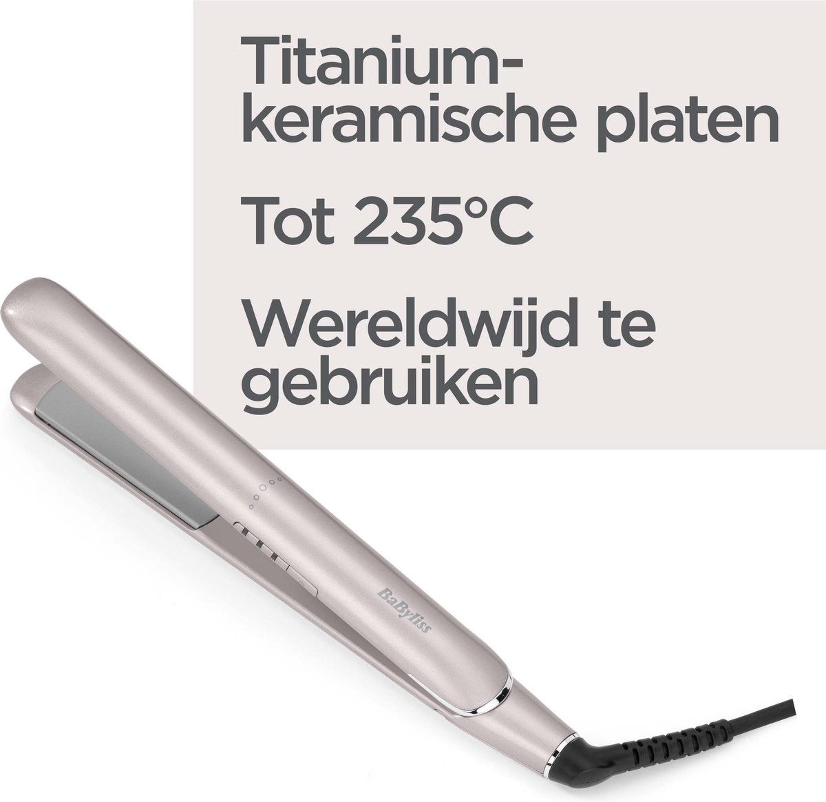 BaByliss ST516E Stijltang met Snelle Opwarming tot 235°C - afbeelding 3