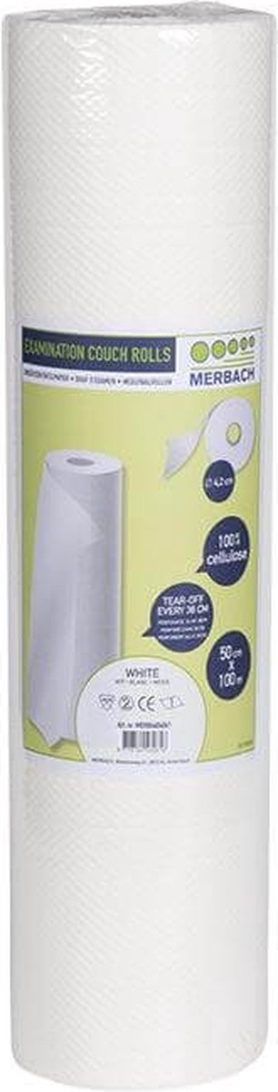 Goedkoopste Merbach onderzoekstafelpapier 100mx50cm, 1st