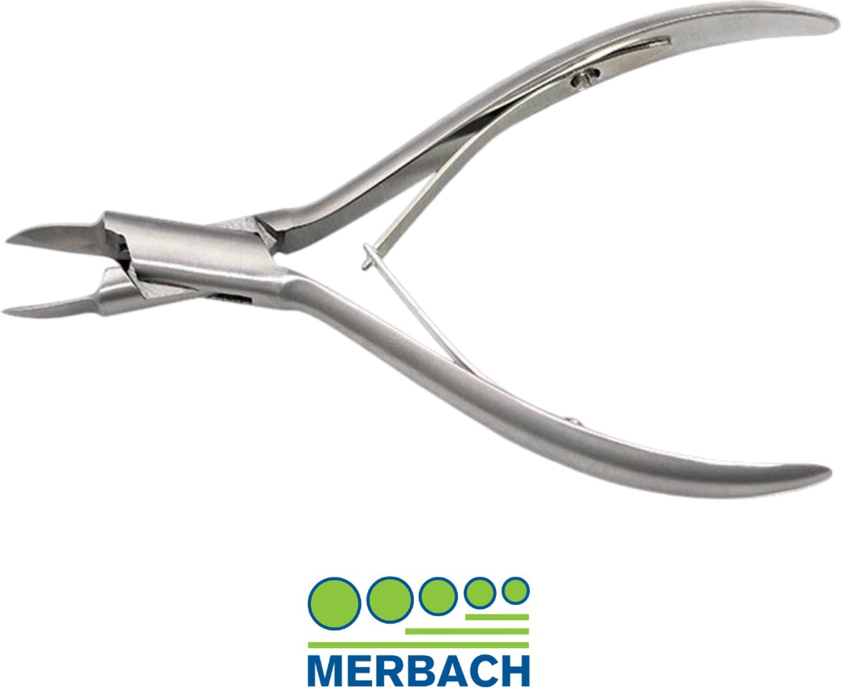 Goedkoopste Merbach hoektang, 'Turmspitze', recht snijvlak, dubbele veer, 13 CM