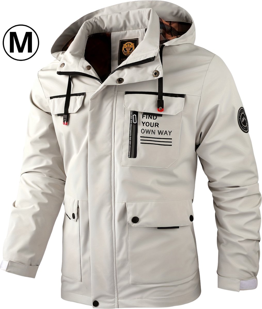 Bovista Winterjas Voor Heren Parka Winter Jas Volwassen Wit