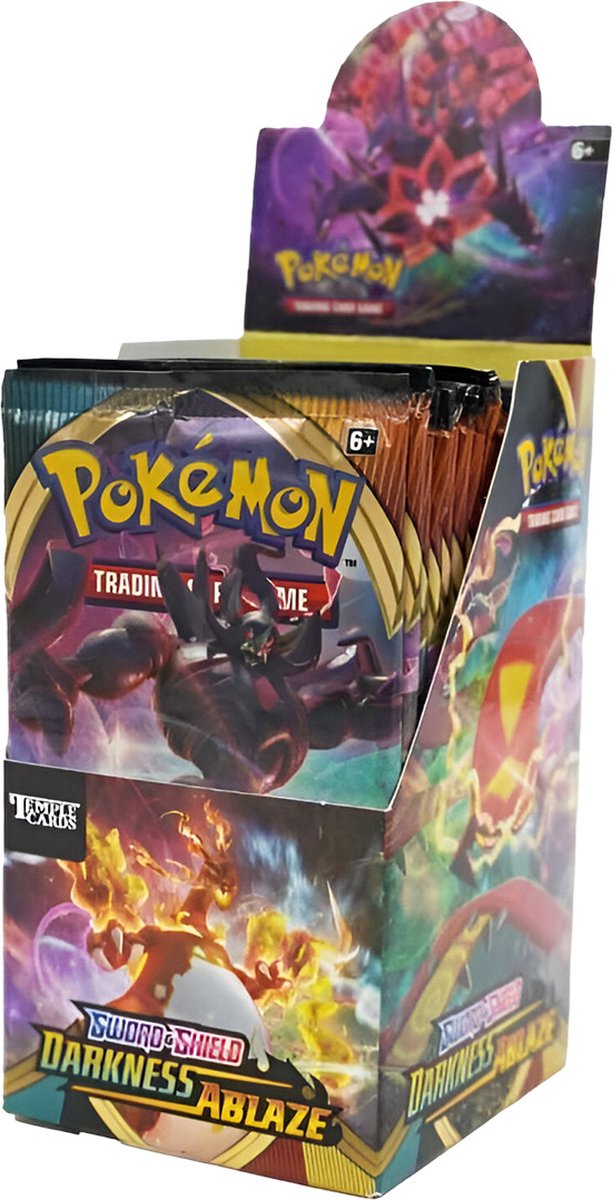Pokmon - Darkness Ablaze - Half Booster Box (18 Packs) - Pokmon Kaarten |  Games | bol