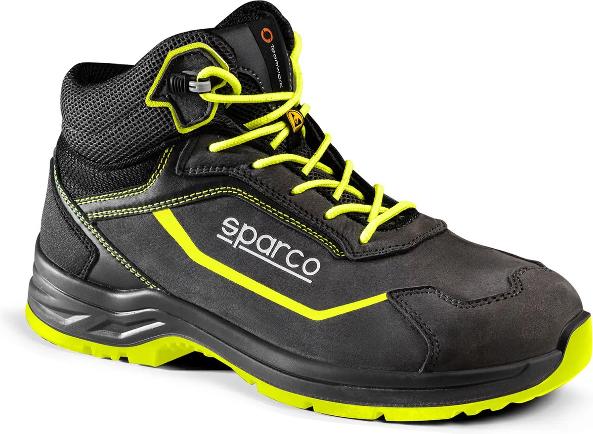 Sparco Werkschoenen S3S - Indy Juri - Grijs/Geel — 43