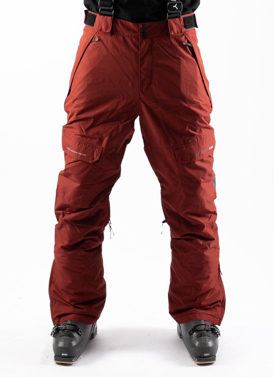 Generisch Skibroek voor dames en heren, waterdichte baggy uniseks sneeuwbroek - effen met meerdere zakken voor geïsoleerde warmte en perfecte pasvorm