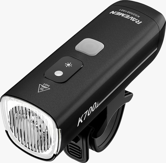 Ravemen K700 fiets koplamp - 700 lumen - IPX7 waterdicht — afbeelding 2