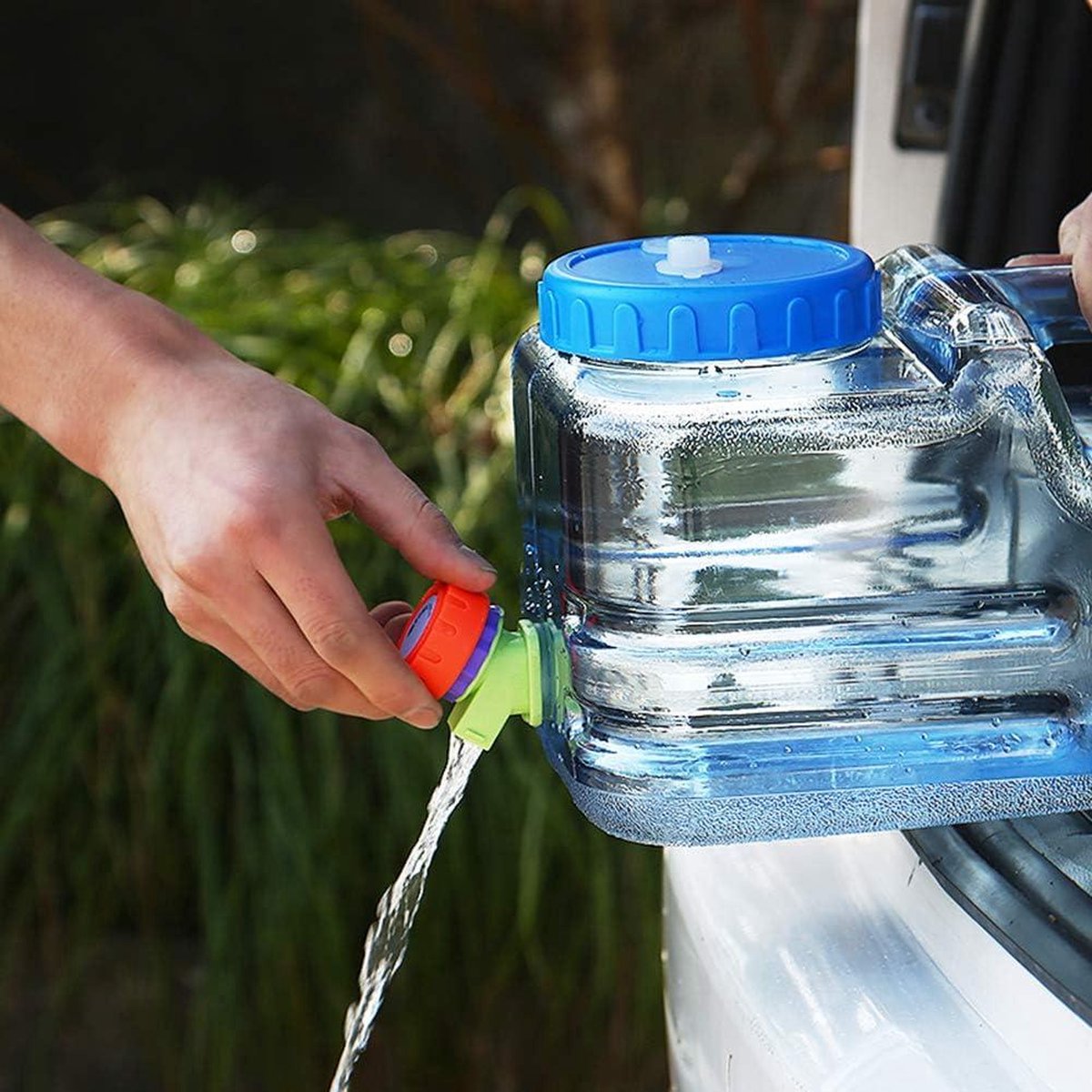 20L)10/12/15/18L Grande Capacité de Seau D'eau Portable En Plein Air