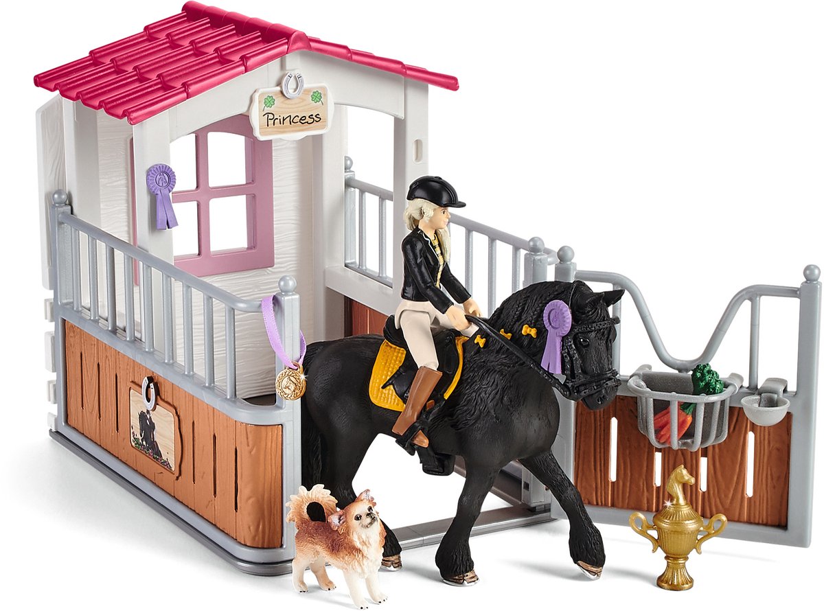 schleich HORSE CLUB - Speelfigurenset - Paardenstal met Horse Club Tori & Princess - Kinderspeelgoed voor Jongens en Meisjes - 5 tot 12 jaar - 14 Onderdelen - 42437 — afbeelding 10