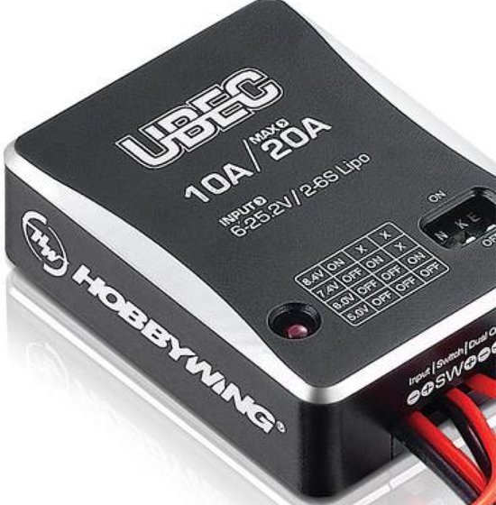 Hobbywing BEC 10A V2-Car UBEC BEC-spanningsregelaar 6 - 8.4 V 10 A | bol
