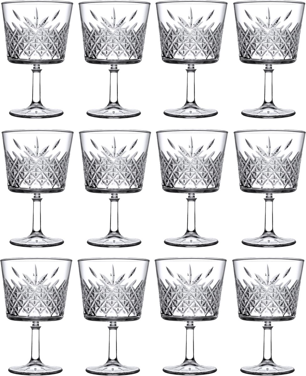 Pasabahce - Timeless cocktailglazen - wijnglazen - 12 stuks - 260 ml