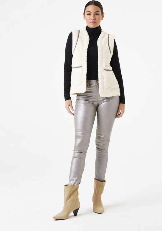 GARCIA Celia Jeans Skinny Fit Femme Gris - Taille W27 X L30