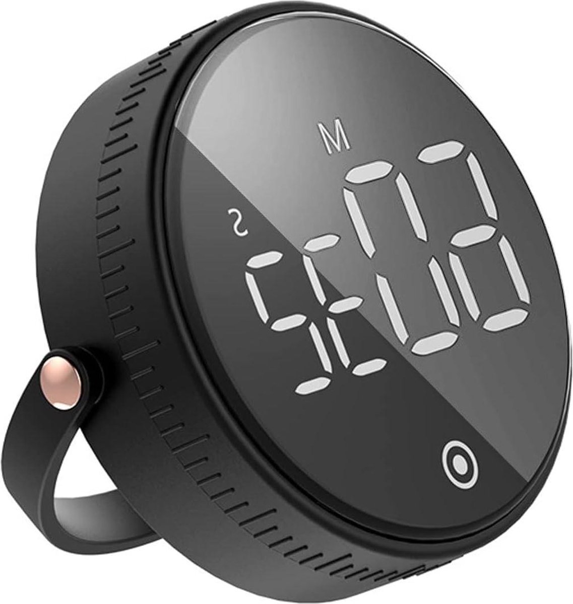 Digitale keukentimer LED-display knopbediening magnetisch kooktimer voor koken fitness bakken zwart kookwekker digitaal
