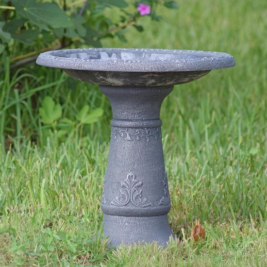 Fallen Fruits FB401 GREY METAL STANDING BIRD POOL Fallen Fruits FB401 GREY METAL STANDING BIRD POOL