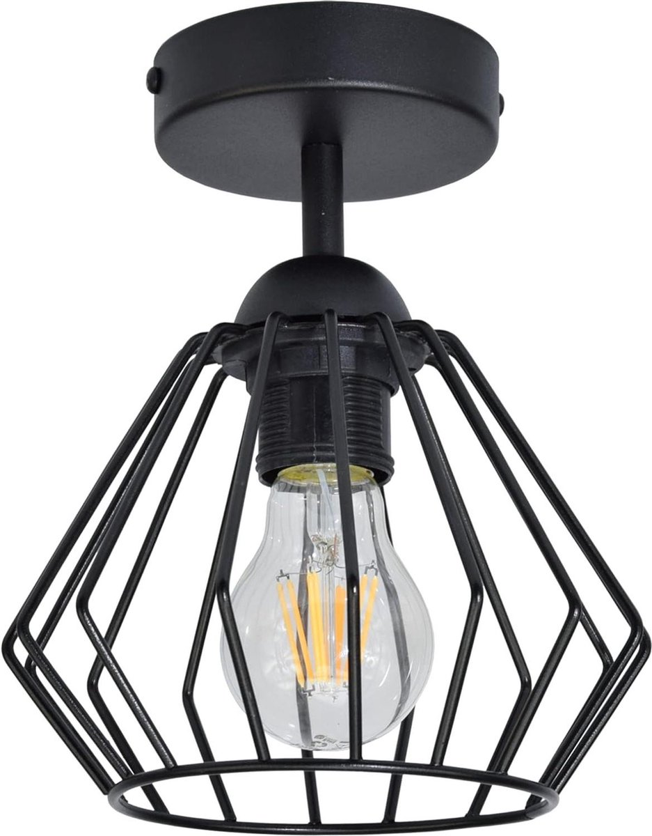 Hanglamp WAYA Vermogen max. 60W E27 - Moderne Verlichting in Zwart