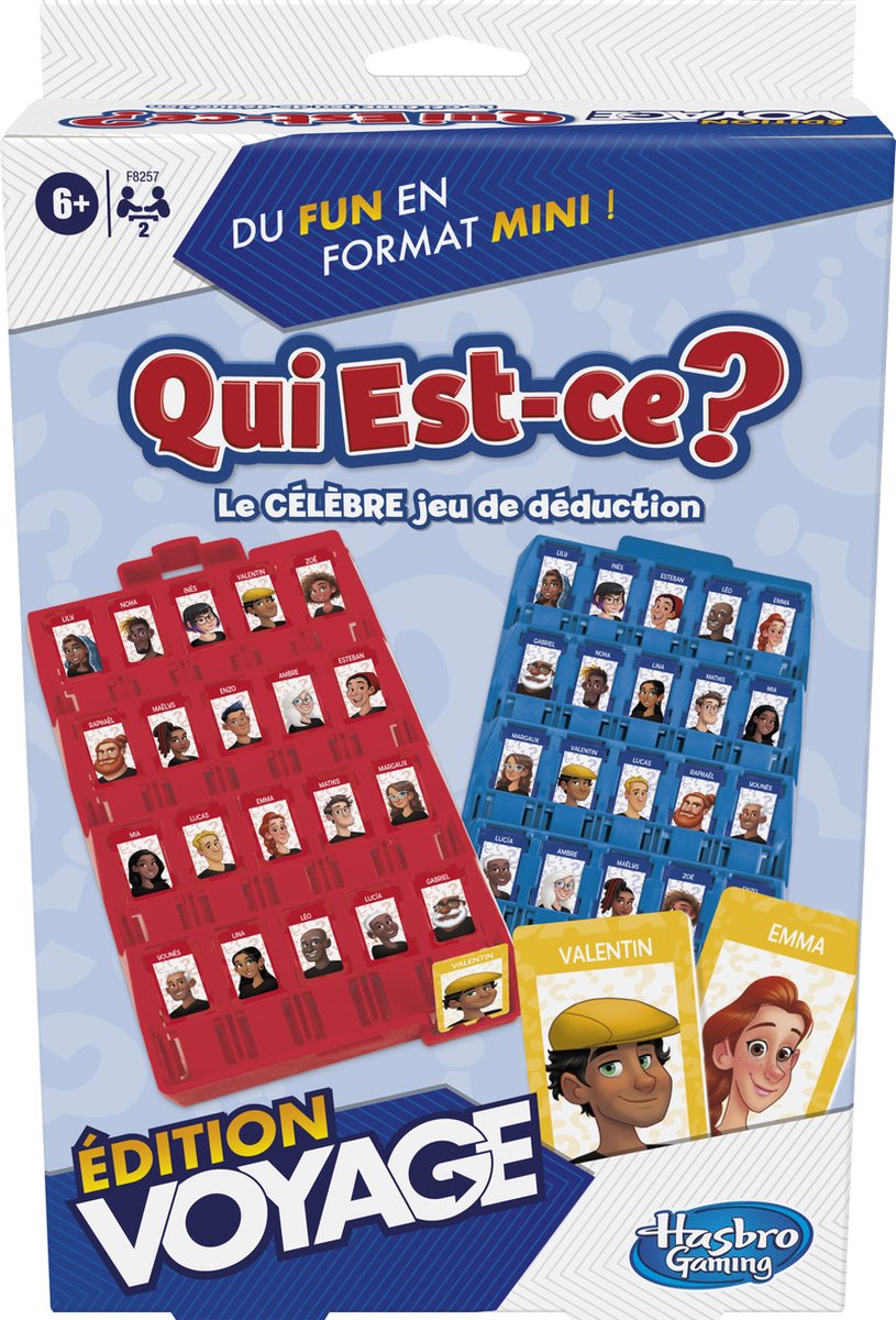 Hasbro Gaming Guess Who? Grab & Go Bordspel Familie