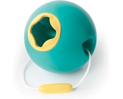 Quut - Zandspeelgoed - Strandspeelgoed - Ballo: balvormige emmer - Kleur: Lagoon/Groen - Maat: 20 cm diamter, 3.7 liter