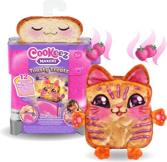 Foto: Cookeez makery toasty treatz maak een verrassings pluchen dier