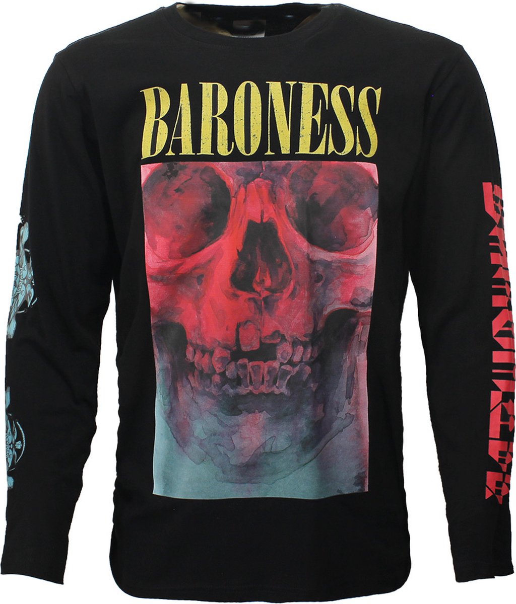 Baroness Skull Tour Longsleeve T-Shirt - Officiële Merchandise - S