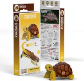 Eugy Modèle 3D : WILD / TORTUE 7,55x4,42x4,25cm, en karton, en boîte, 6+