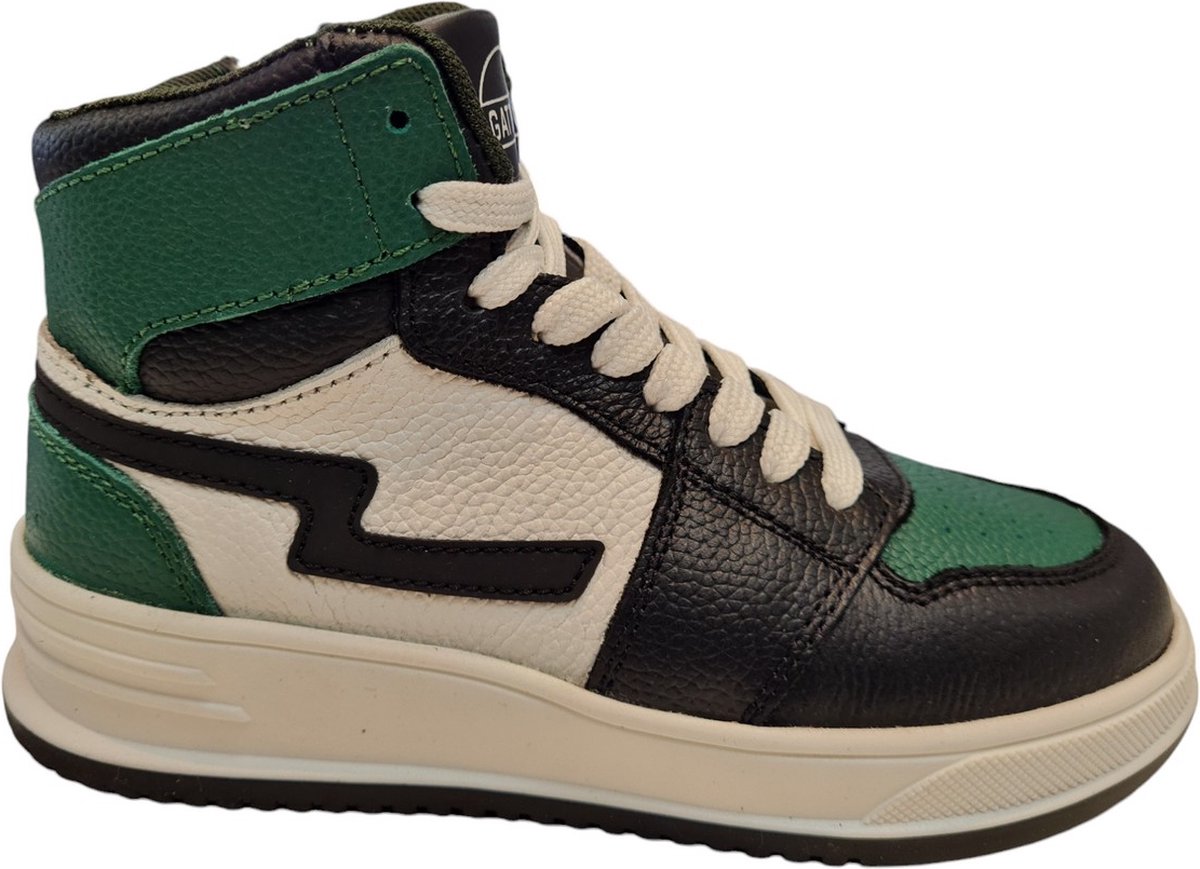 Gattino G1012 224 65CO Groen Combi Jongens Sneakers - Groen - 35