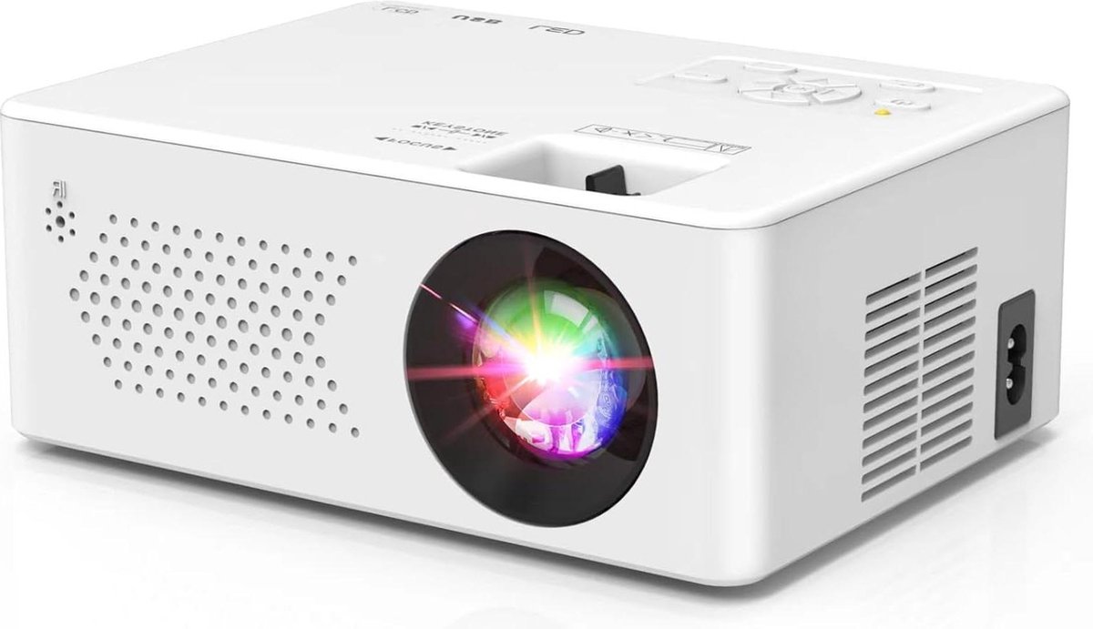 Draagbare Outdoor Film Projector Full HD 1080P voor iOS Android Windows TV Stick-HDMI Smartphones met Afstandsbediening Beamer