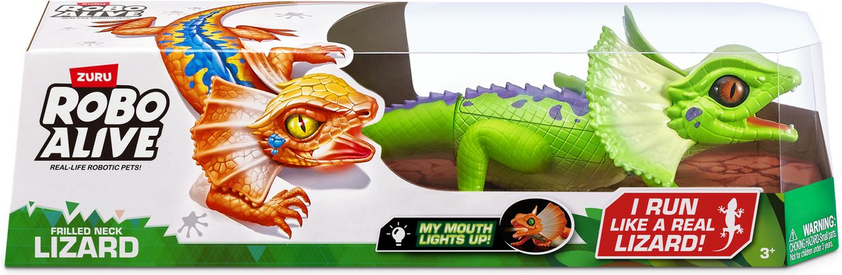 Zuru Robo Alive hagedis oranje - Met licht en geluid