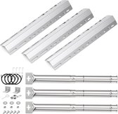 Bol.com Verstelbare Branderbuis 308-449 cm met Universele Warmtediffuser 30-72 cm - Camping Blooma Charbroil - Gasgrillmodellen ... aanbieding