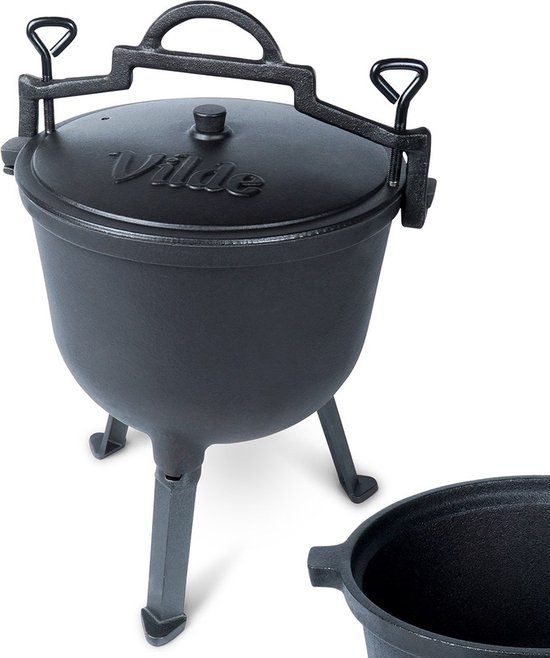 Meyerhoff Dutch Oven 8 L – Gietijzeren Heksenketel met Deksel & Poten Meyerhoff Dutch Oven 8 L – Gietijzeren Heksenketel met Deksel & Poten