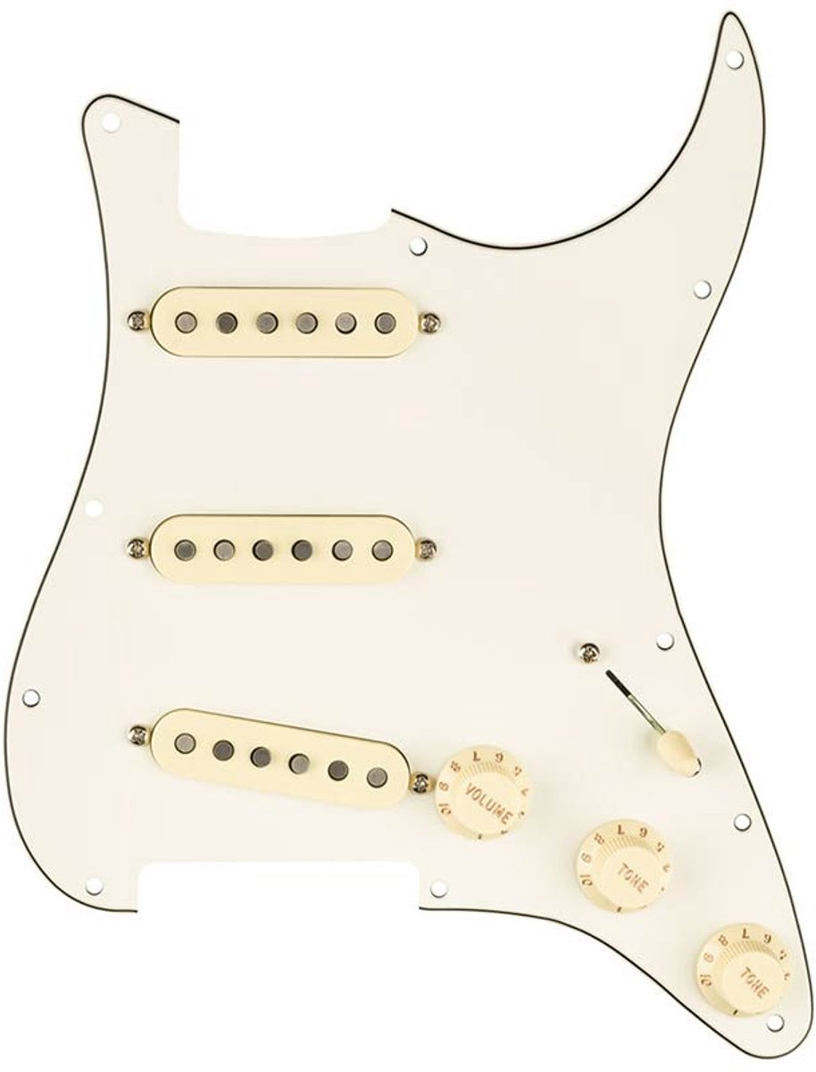Fender 992340509 Custom Shop Fat 50's SSS, 11 screw holes, parchment