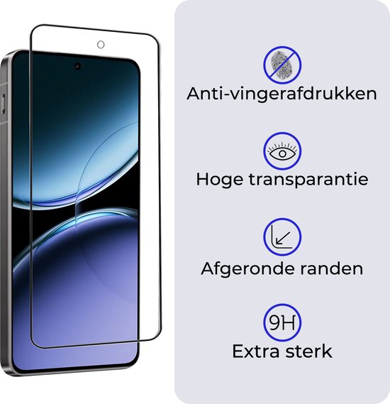 Protecteur d'écran adapté pour Oneplus Nord 4 Protecteur d'écran en Tempered Glass trempé Couverture complète - Protecteur d'écran adapté pour Oneplus Nord 4 Protecteur d'écran - 2 PACK