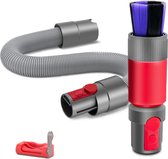 Krasvrije stofborstel + flexibele verlengslang Geschikt voor Dyson V7 V8 V10 V11 V15 Outsize stofzuiger, zachte borstel voor het verwijderen van stof, snoerloze stofzuiger vervangende onderdelen