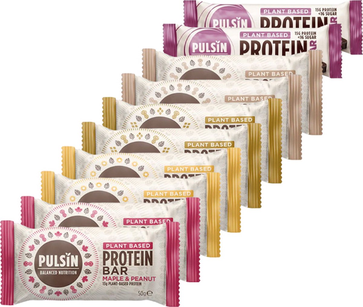 Goedkoopste Pulsin | Protein Bar | Voordeelpakket | 10 x 57 gram