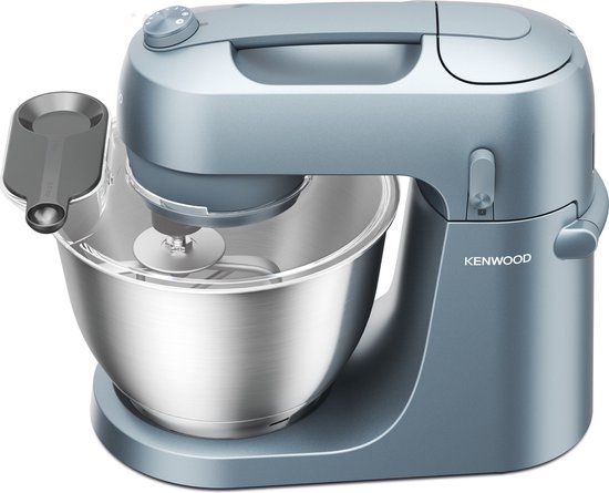 Robot culinaire Kenwood GO KZM35.000GY - Blauw - Bol mélangeur 4L - Poignée pour un déplacement facile - Robot culinaire compact - Ranger dans un placard ou un tiroir de cuisine - [pièce collection GO]