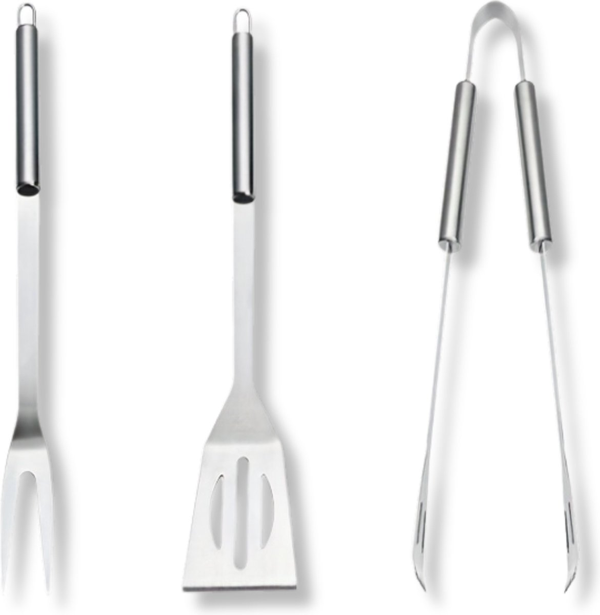 Bovista Barbeque Set - Barbecueset - Barbecue - Barbecues - BBQ - Tangenset - Vleeset - Accessoires - Zomer - Driedelig - 3 stuks