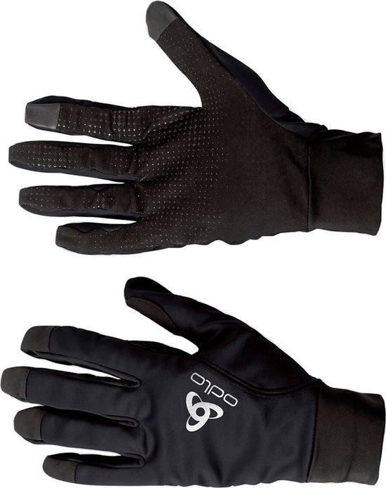 Gloves Odlo ZEROWEIGHT WARM Noir - Taille XS