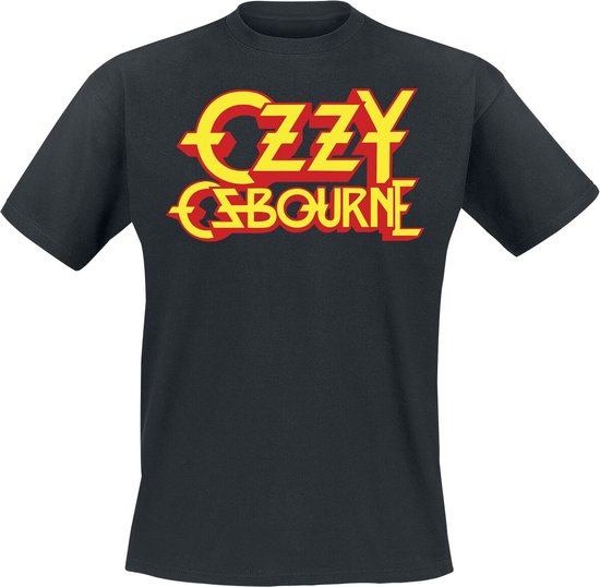 Ozzy Osbourne Classic Logo Heren T-shirt - zwart - L
