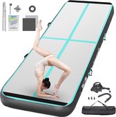 Tapis De Gymnastique Gonflable AKSPORT Avec Pompe Électrique | Parfait Pour Gym, Yoga, Arts Martiaux