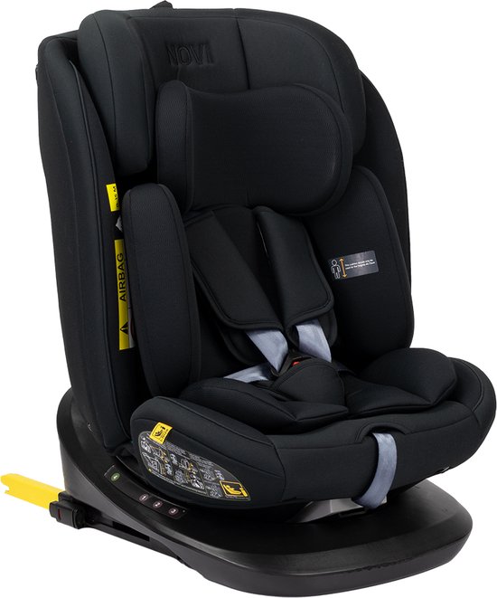 Novi Baby® Goliath Premium Autostoel - I-Size - Draaibaar - Zwart
