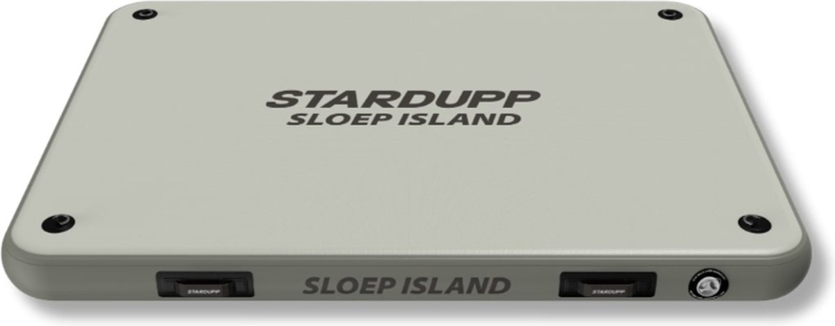 Stardupp Sloep Island Air Platform - Opblaasbaar Eiland - Zwemvlot - Watervlot - 200 cm x 150 cm x 15 cm