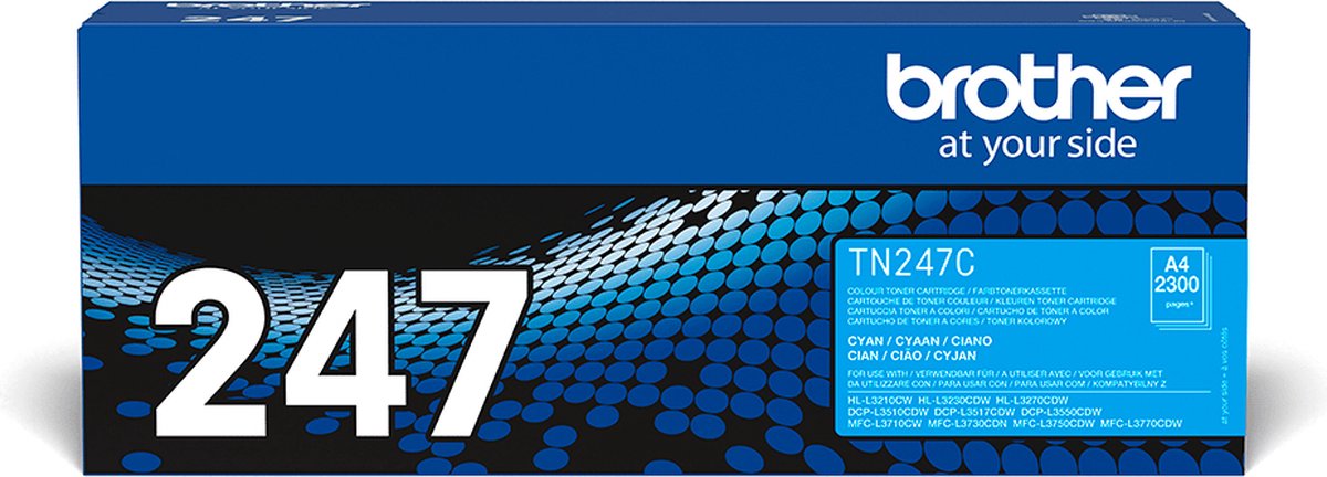 Brother TN-247C tonercartridge 1 stuk(s) Origineel Cyaan