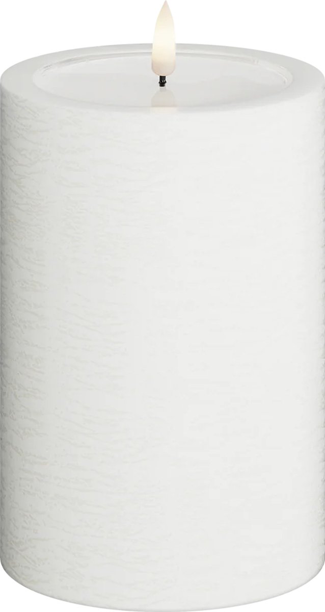 Deluxe Homeart Unique Kaars Wit UNI0009 10 x 15 cm