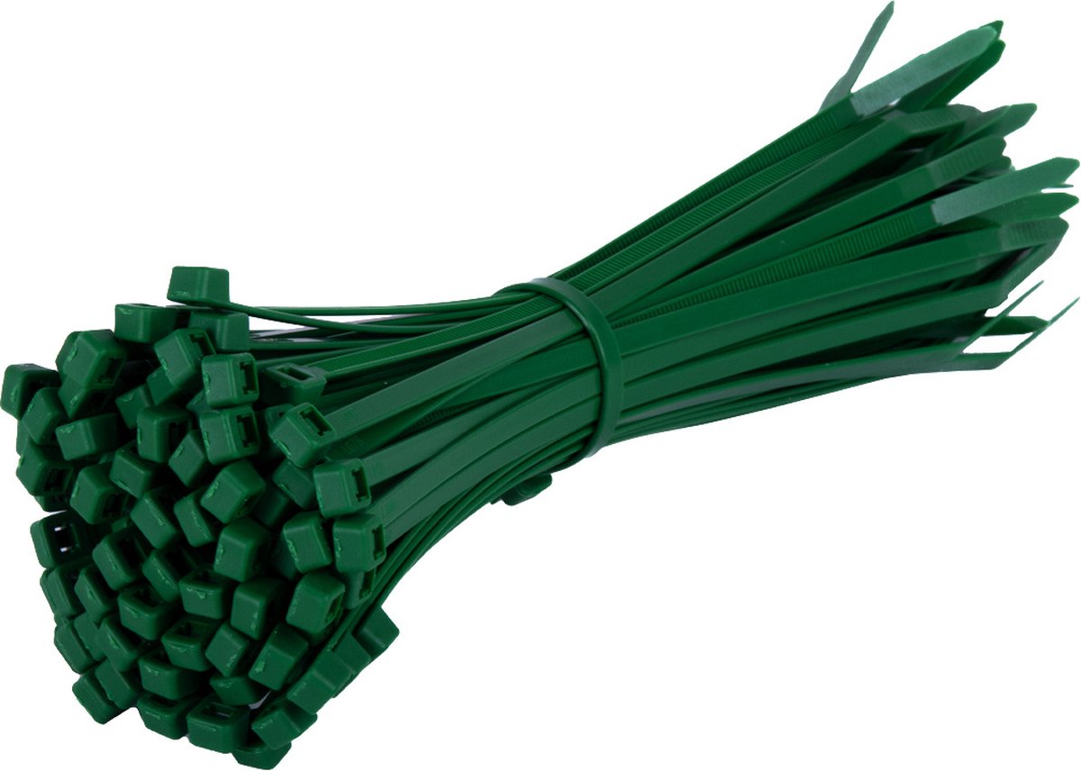 TD47 Kabelbinders 4.8 x 200 mm Groen - Tie wraps - Tyraps