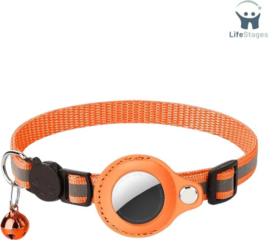 Mini GPS-tracker voor katten, wereldwijde tracking, zonder extra kosten, compatibel met iOS en Android, voor elke halsband, intelligente locatie