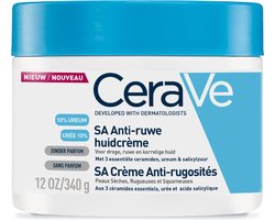 CeraVe SA Anti-Ruwe Huidcrème - voor de Droge en Ruwe Huid - met Salicylzuur - 340ml