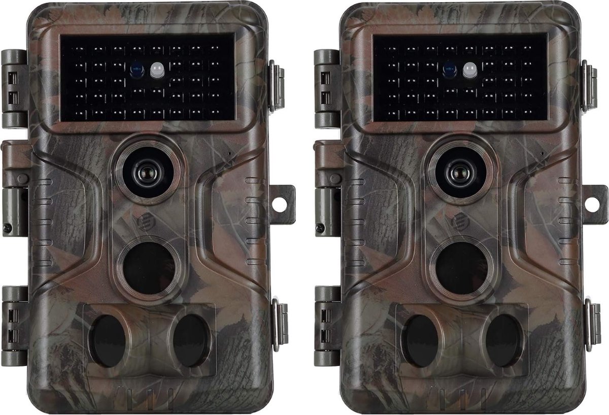 Equivera Wildcamera voor Buiten - Wildcamera met Nachtzicht - WiFi - Hoge Resolutie - Waterdicht - Wild Camera - Premium