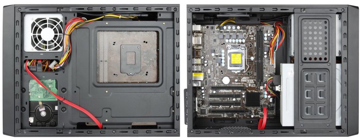 Chieftec UE-02B computerbehuizing Mini-Toren Zwart 250 W