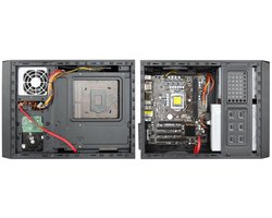 Chieftec UE-02B computerbehuizing Mini Tower Zwart 250 W