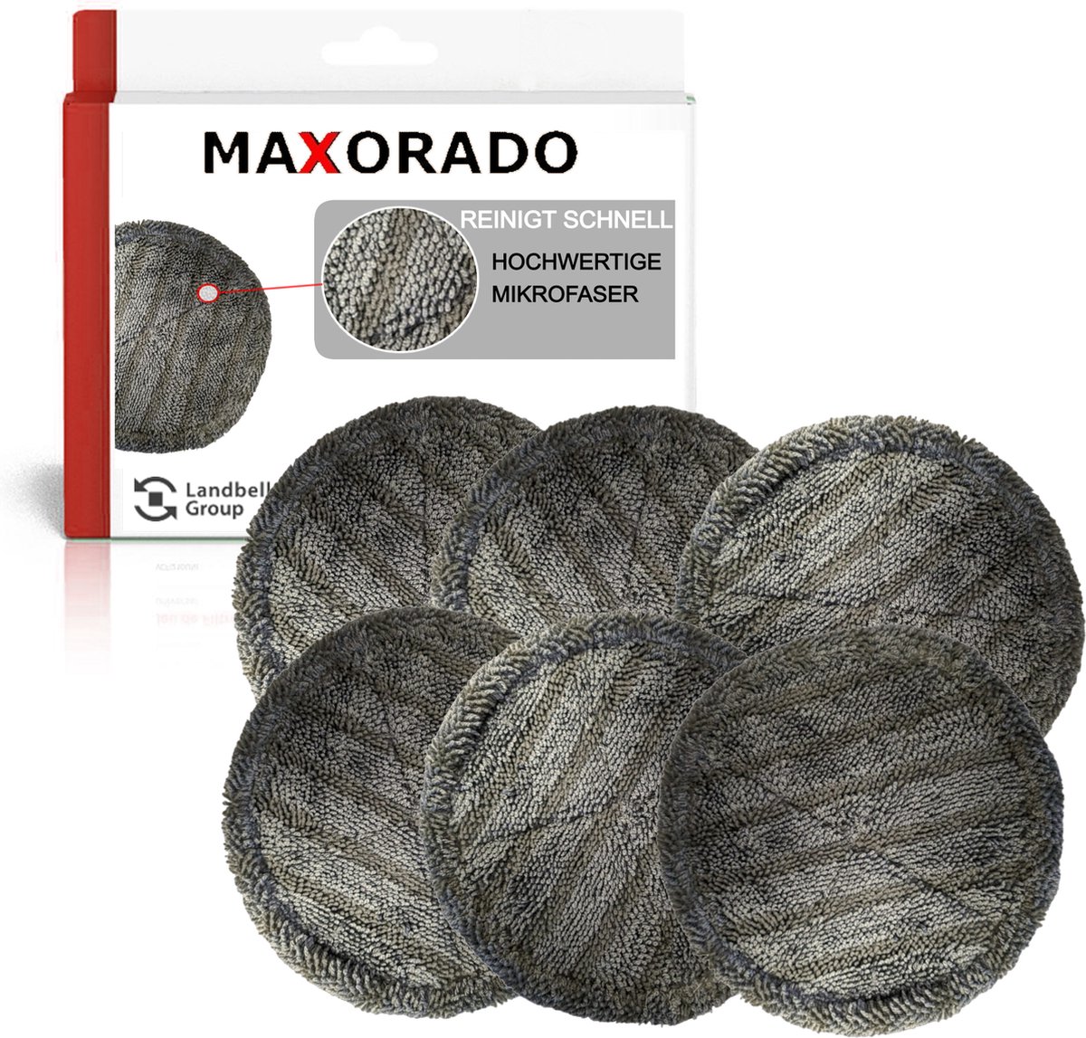 Maxorado 6 stuks reserve pads voor uw mobb - geschikt voor Dyson dweilopzetstuk – dweilmondstuk - dweilmop V7, V8, V10, V11, V15 - vloerzuigmond vervangingspads universeel